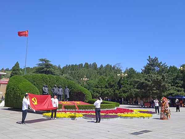 西柏坡红色教育基地现场教学